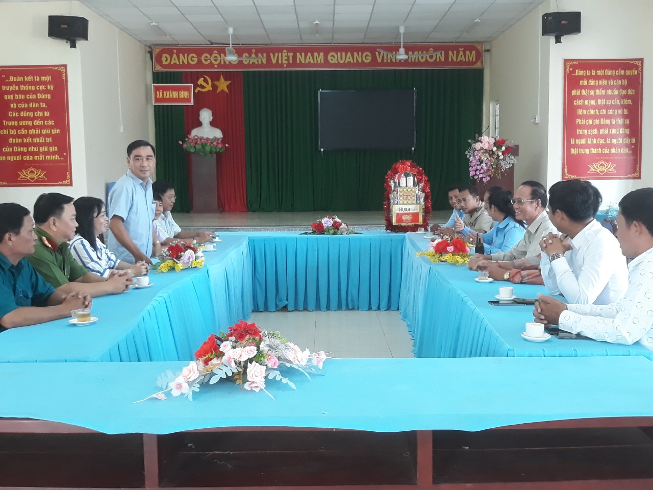Quang cảnh Chúc tết của đơn vị CPC