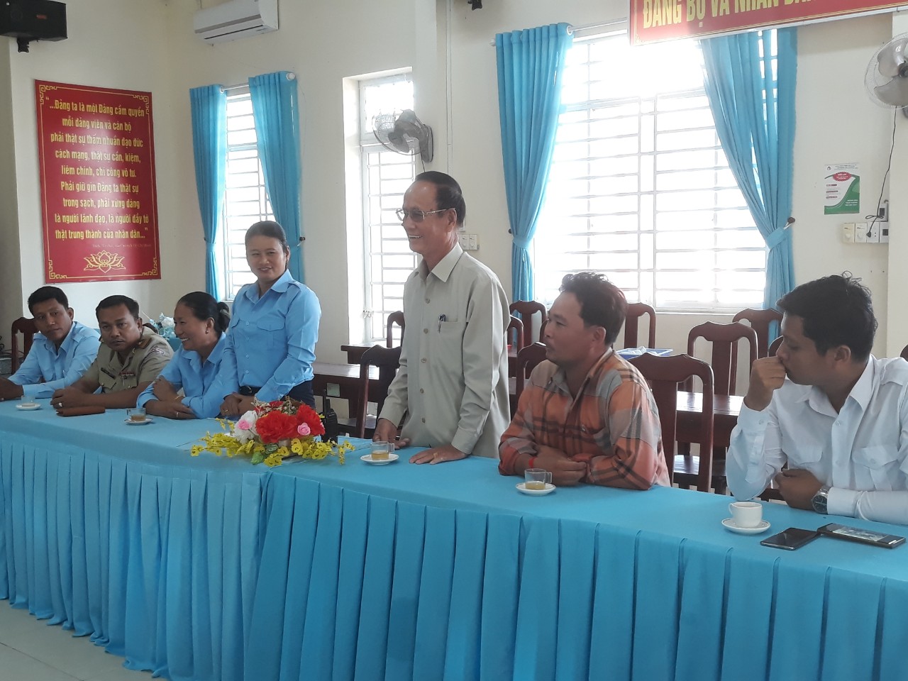 Quang cảnh Chúc tết của đơn vị CPC
